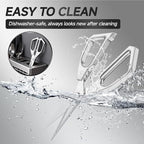 2-Pack Heavy Duty Stainless Steel Kitchen Scissors - Image 5