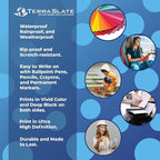 TerraSlate Waterproof, Rip-Proof Paper, 000 Sheets, 5 Mil, 8.5” x 11”, Laser - Image 2