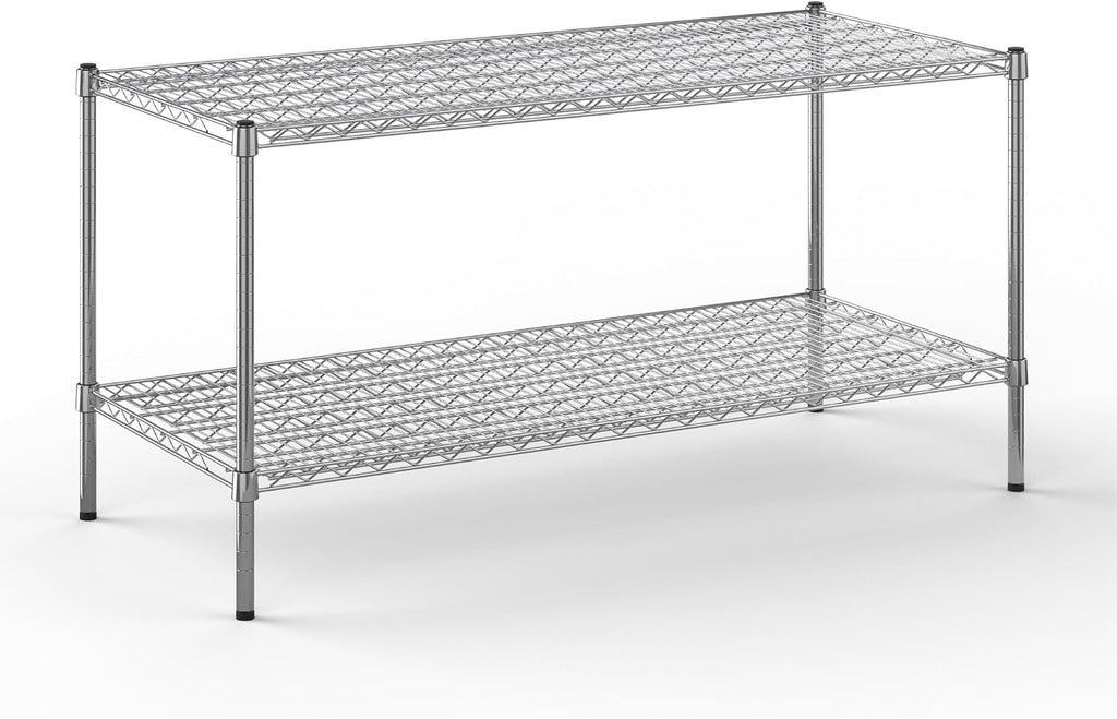 Regal Altair 24" Deep x 54" Wide x 27" Height Wire Shelving Kit | 2-Tier | NSF