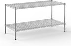 Regal Altair 24" Deep x 54" Wide x 27" Height Wire Shelving Kit | 2-Tier | NSF