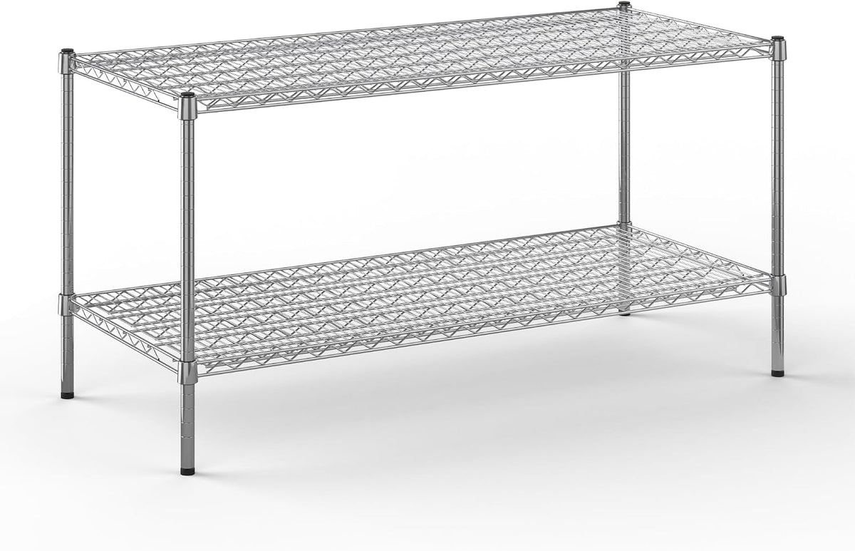 Regal Altair 24" Deep x 54" Wide x 27" Height Wire Shelving Kit | 2-Tier | NSF