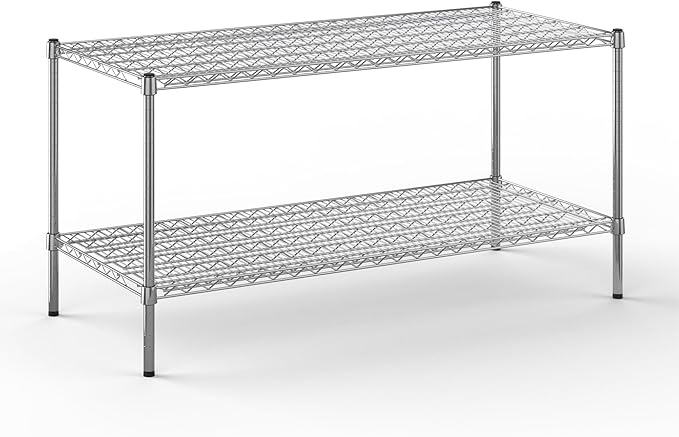 Regal Altair 24" Deep x 54" Wide x 27" Height Wire Shelving Kit | 2-Tier | NSF by Regal+Altair