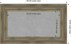 Amanti Art Grey Framed Magnetic Board 18x30 Small Vision Board - Image 4