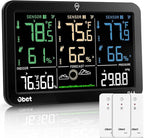 OBET Weather Station Wireless Indoor Outdoor Thermometer Wireless, Color - Image 9