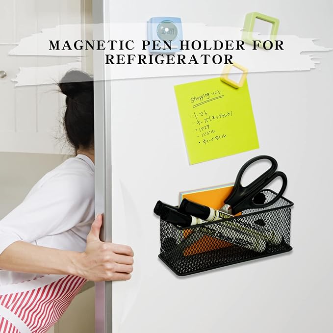 Neudeco Magnetic Locker Organizer and Accessories，Wire Mesh Magnetic Storage - Image 6