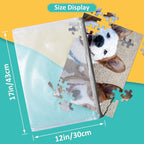 YOPCDJ 12pcs Mesh Zipper Pouch Bags, A3 Puzzle Bag - Image 2