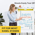 COIDEA Sticky Easel Pad, 25 in x 30 in, Large Sticky Notes - Image 5