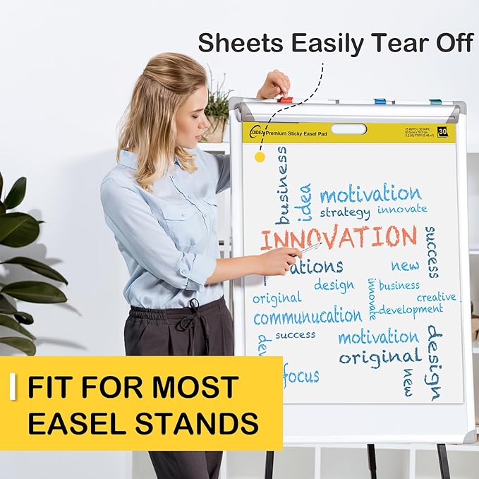 COIDEA Sticky Easel Pad, 25 in x 30 in, Large Sticky Notes - Image 5