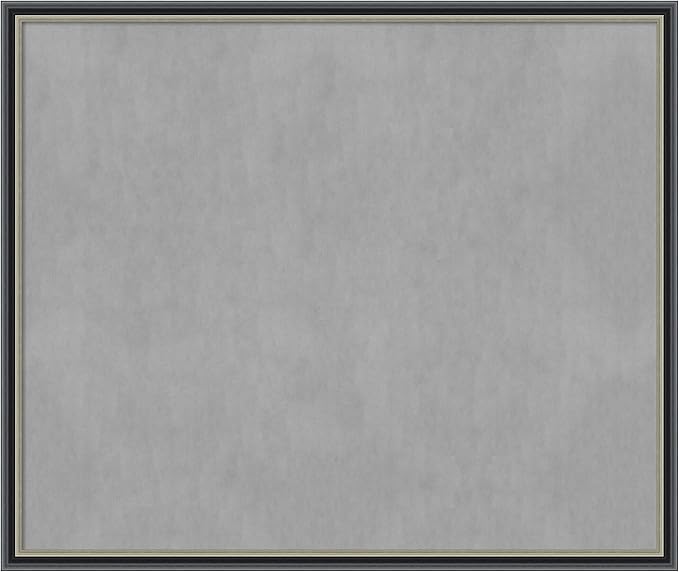Amanti Art Black Framed Magnetic Board 43x51 Oversize Vision Board by AmantiArt