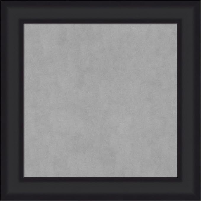 Amanti Art Black Framed Magnetic Board 15x15 X-Small Vision Board by AmantiArt