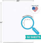 321Done Dot Grid Notepad – Dotted Graph Paper, Letter Size Large – Made in USA - Image 2