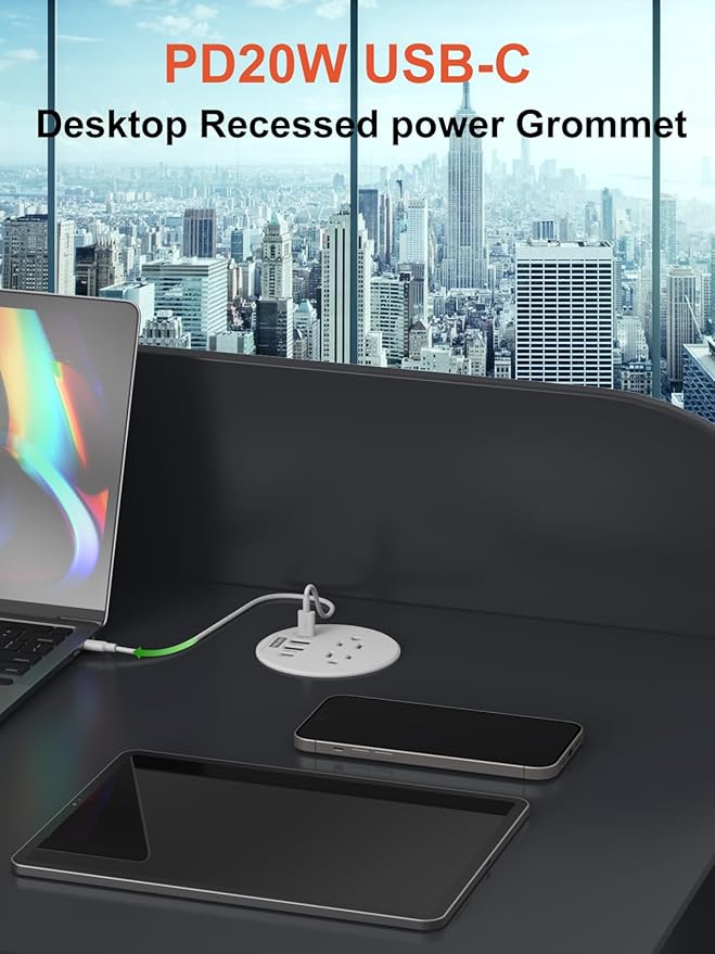 Recessed Power Grommet 3 inch - Image 3