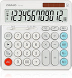 OSALO Desktop Calculator Extra Large Display 12-Digit Big Buttons Accounting by OSALOWelcomesYou