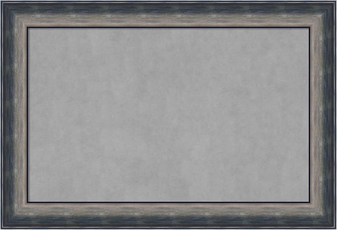 Amanti Art Silver Framed Magnetic Board 26x38 Large Vision Board by AmantiArt
