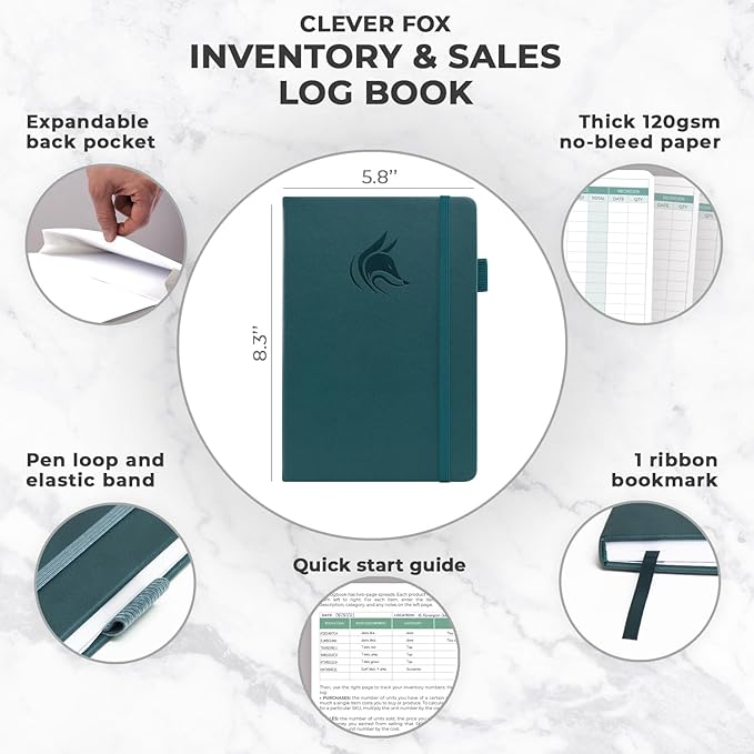Clever Fox Inventory & Sales Log Book - Image 2