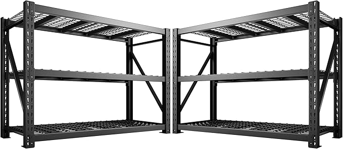 Bepatio 8250LBS Garage Shelving Heavy Duty Storage Shelves Industrial Metal by Bepatio