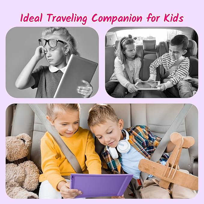 TECJOE 2 Pack 10 Inch LCD Writing Tablet, Colorful Doodle Board Electronic - Image 4
