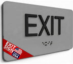 ADA Compliant Sign with Braille by NapTags