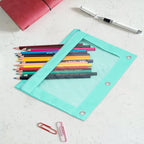 YoeeJob Pencil Pouch for 3 Ring Binder, Zipper Binder Pencil Pouches Bulk - Image 2