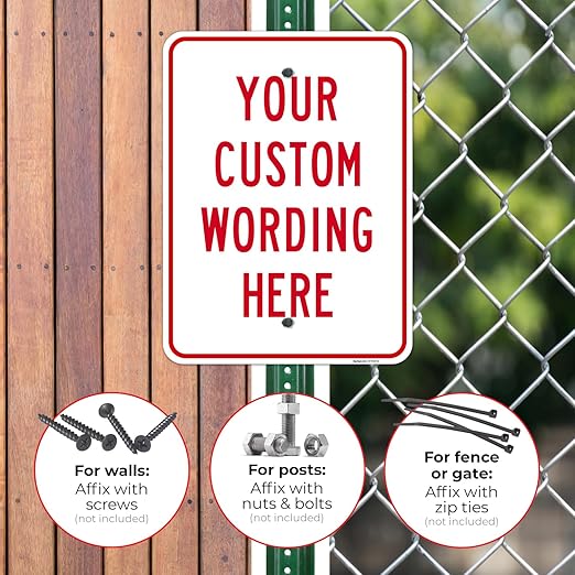 Custom Sign, Personalized Metal Signs, Customize - Image 4
