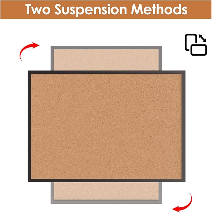 Board2by Cork Board Bulletin Board 36 x 48, Office Board - Image 6