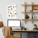 Vicenpal 1 Pcs Large Magnetic Board 16" x 12" Magnet Display Board Removable - Image 4