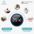 Royal Blue Quick Que Kitchen Timers, Visual timers Large LED Display Magnetic - Image 5