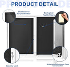 SWANCROWN Weather Resistant Enclosed Bulletin Board Felt Displays Boards Wall - Image 3