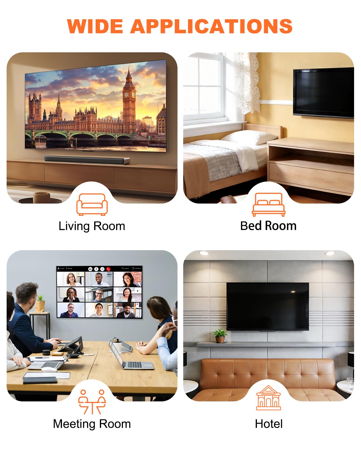 in Wall Cable Management Kit with Recessed Outlet Box, TV Cord Hider & Co...
