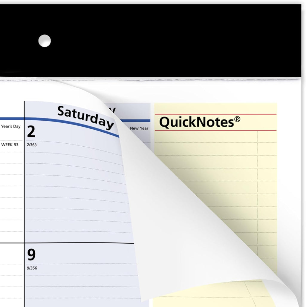 AT-A-GLANCE® QuickNotes® 2027 Monthly Desk Pad Calendar, Standard, 21 3/4" x 17"