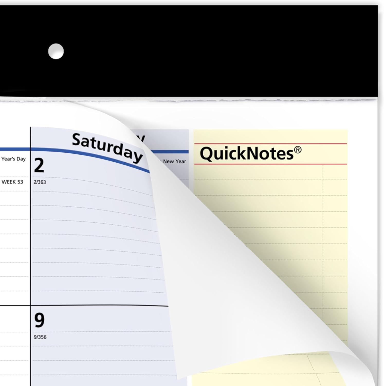 AT-A-GLANCE® QuickNotes® 2027 Monthly Desk Pad Calendar, Standard, 21 3/4" x 17"