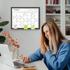 Dry Erase Calendar for Wall, 17x13 Inches Calendar Whiteboard for Wall - Image 7