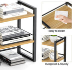 ART-GIFTREE Office Desk Shelf Organizer, Wood Desktop Bookshelf Supplies - Image 6