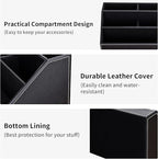 KINGFOM Pu Leather Desk Organizer - Image 8