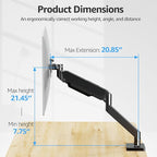 MOUNTUP Single Monitor Mount - Image 5