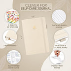 Clever Fox Self-Care Journal – Daily Reflection Notebook – Mental Health & - Image 5