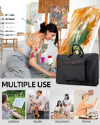 nicpro art portfolio bag 24”x 36'', nylon artist, package contents