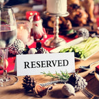 6 Pieces Plastic Reserved Table Sign Table Tent Wedding Guest Reservation Seat - Image 6
