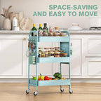 KINGRACK 3 Tier Rolling Cart - Image 5