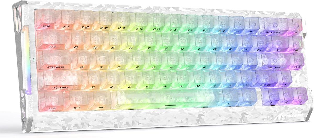 ATTACK SHARK R68 HE 60% Wired RT 8K Mechanical RGB TKL Gaming Keyboard-Ice