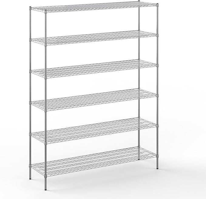 Regal Altair 21" Deep x 72" Wide x 96" Height Wire Shelving Kit | 6-Tier | NSF by Regal+Altair