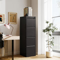 4 drawer file cabinet with lock,vertical filing storage, main product view
