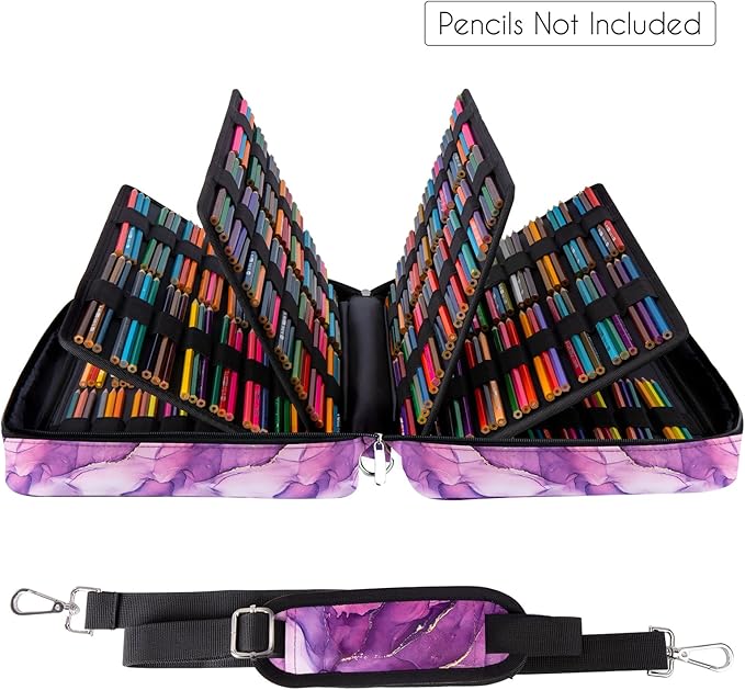YOUSHARES Big Capacity Colored Pencil Case - Image 3