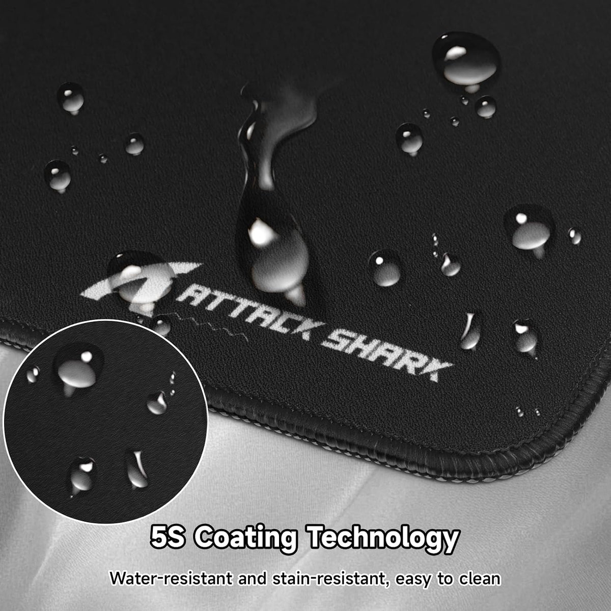 ATTACK SHARK CM02Pro Gaming Mouse Pad for Esports Speed Large Mouse mats for ...