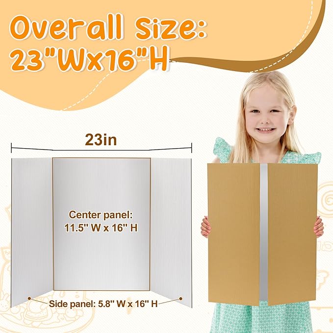 8 PCS Trifold Poster Board - Image 4