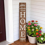 Welcome Sign for Front Porch, Farmhouse Vertical Outdoor Porch Decorations for - Image 3