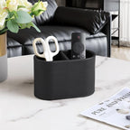 MEIBOOCH PU Leather Pen Holder for Desk, Small Remote Control Holder Pencil Cup - Image 5