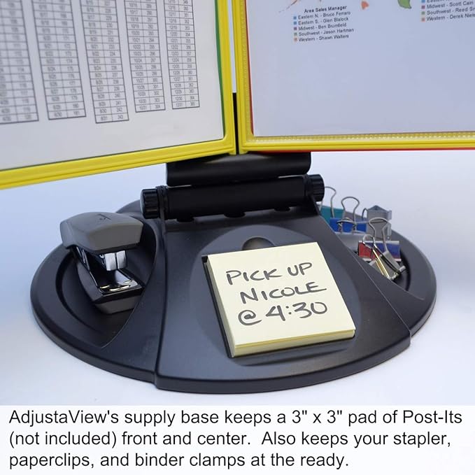 Ultimate Office AdjustaView 10-Pocket Desk Reference Organizer - Image 5