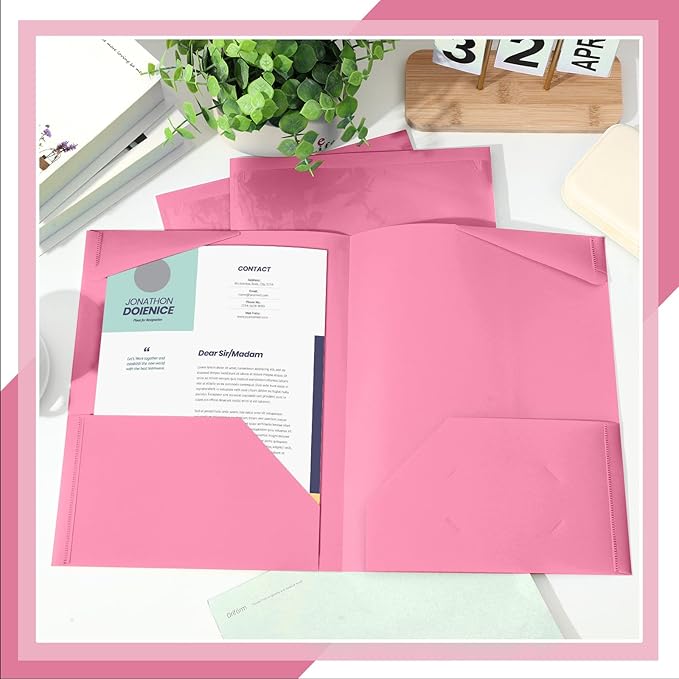 Henoyso 36 Pcs Plastic Folders - Image 4
