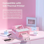 MUNBYN 4"x6" Pink Direct Thermal Shipping Labels, Commercial Grade Permanent - Image 2
